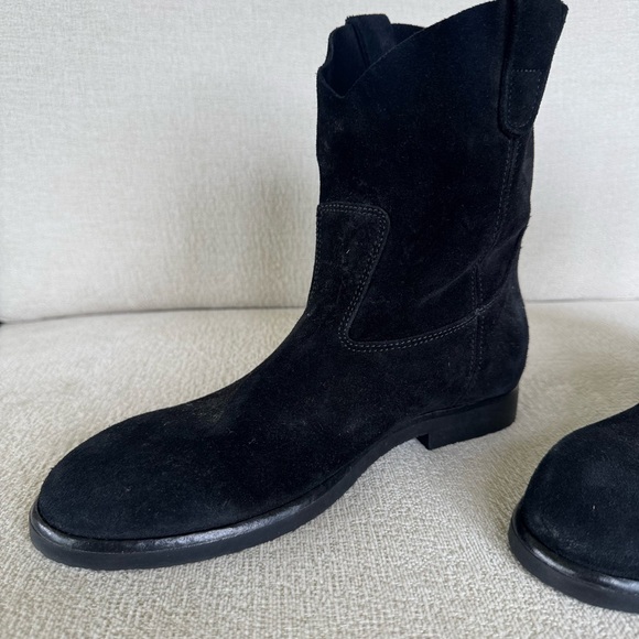 Women’s western suede boots - Picture 1 of 5